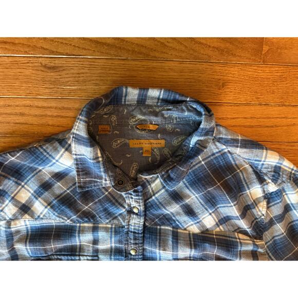Jachs Girlfriend Flannel Button Down 2XL Pearl Snap - Picture 3 of 10